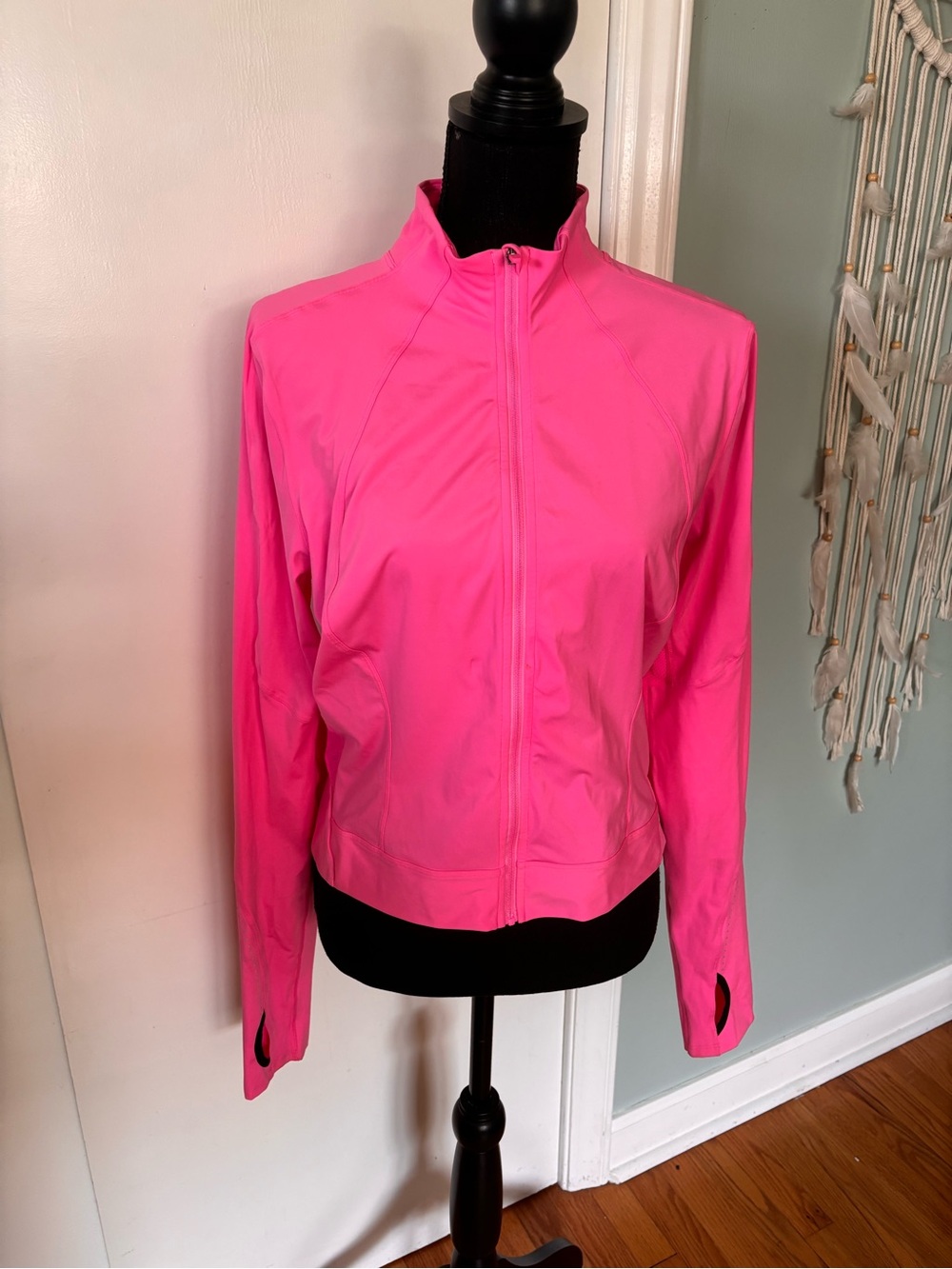 Vibrant Pink Lululemon Women's Lightweight Zip-Front Jacket 12